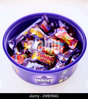 Box of Cadbury Heroes sweets Stock Photo