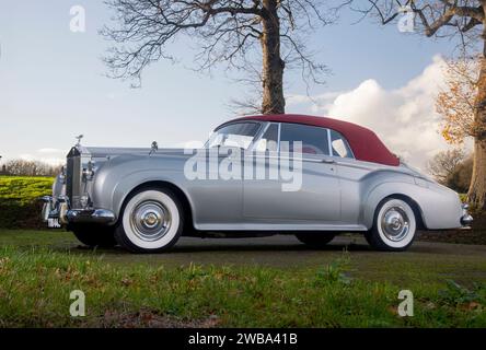 1960 Rolls Royce Silver Cloud convertible classic british car Stock Photo