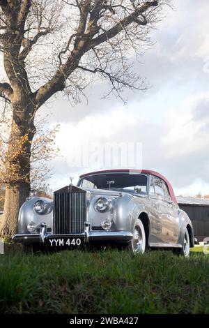 1960 Rolls Royce Silver Cloud convertible classic british car Stock Photo