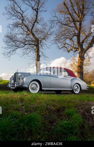 1960 Rolls Royce Silver Cloud convertible classic british car Stock Photo