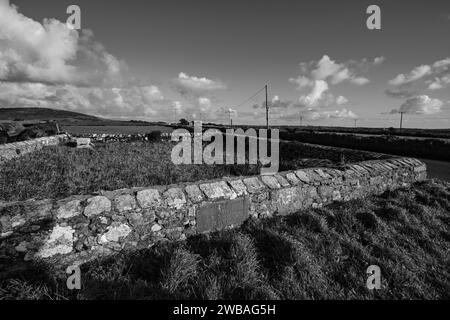 Quaker Burial Ground Brea St Just Lands End Cornwall Stock Photo