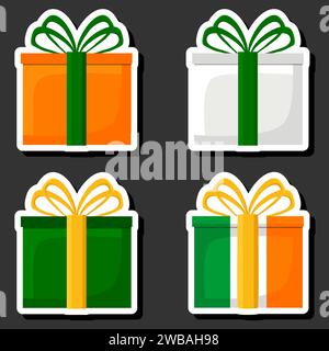 Beautiful color illustration on theme of celebrating annual holiday St. Patrick's Day Stock Vector