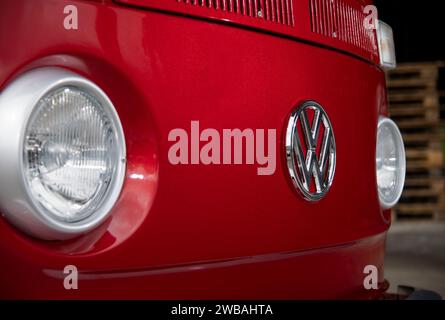 VW Type 2 Bay Window double cab pick up truck Stock Photo