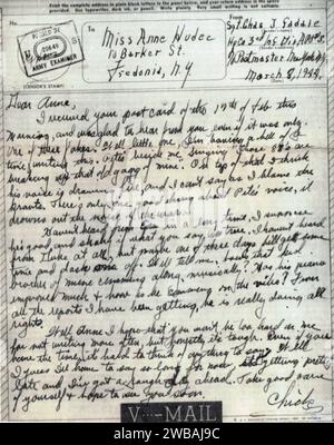 Lettre 1802 à femme d'Amiral ST-LAURENT combattant Guerre Etats-Unis 1775-1783
