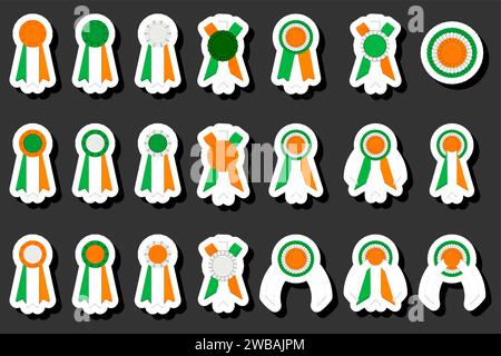 Beautiful color illustration on theme of celebrating annual holiday St. Patrick's Day Stock Vector