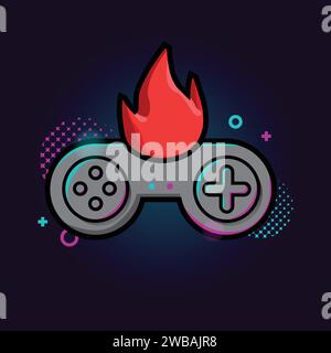 Game console graphic design vector concept Stock Vector