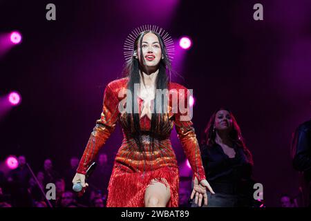 Die norwegische Sängerin Aurora bei der Night of the Proms Tour 2023 in ...