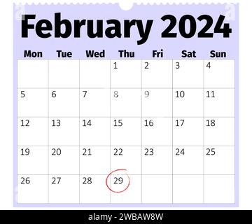 Monthly calendar of year 2024. Week starts on Monday. Block of months ...