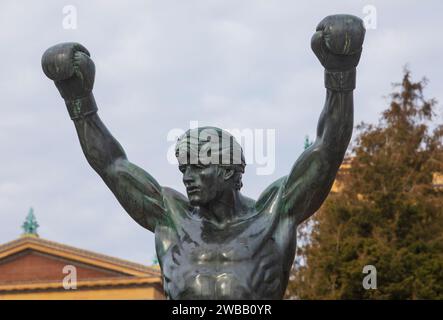 Rocky Statue Philadelphia Pennsylvania Stock Photo