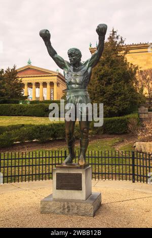 Rocky Balboa statue at the Philadelphia Museum of Art photo 2