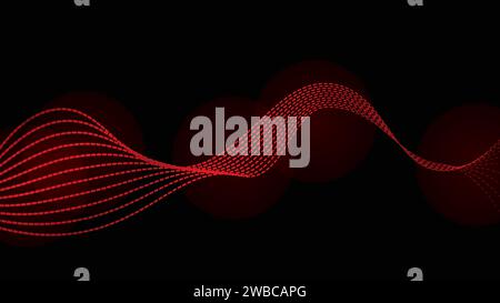 A futuristic digital abstract background with colorful glowing neural connectors analyzes big data. Artificial intelligence and Neural network concept Stock Vector