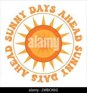 Spring SVG Design Typography T-Shirt Design Stock Vector