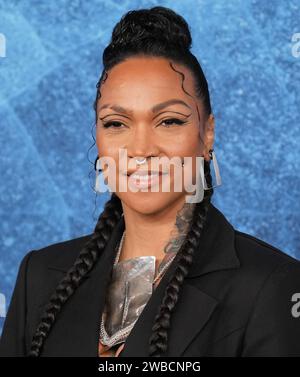 Kali Reis arrives at the premiere of "True Detective: Night Country" on