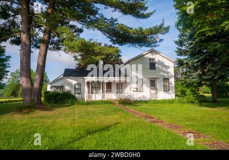 Historic Houses of Sugar Grove, Pennsylvania, USA Stock Photo