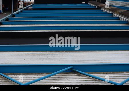 Roof of the warehouse container style Stock Photo