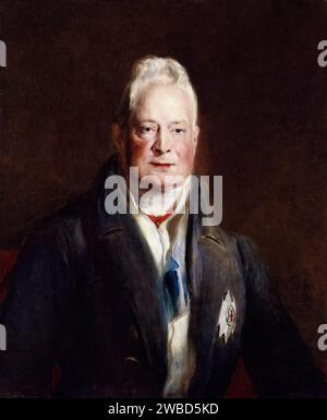 William IV (1765-1837), King of the United Kingdom and Hanover (1830-1837), portrait painting in oil on canvas by Sir David Wilkie, 1837 Stock Photo