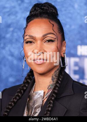 Kali Reis arrives at the premiere of "True Detective: Night Country" on