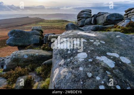 Higger Tor, Peak District National Park, South Yorkshire, England Stock Photo