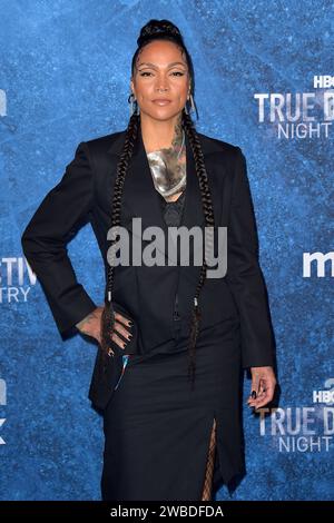 Kali Reis bei der Premiere der HBO TV-Serie True Detective: Night Country im Paramount Theater. Los Angeles, 09.01.2024 *** Kali Reis at the premiere of the HBO TV series True Detective Night Country at the Paramount Theater Los Angeles, 09 01 2024 Foto:xD.xStarbuckx/xFuturexImagex detective 4233 Stock Photo