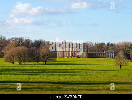 Attingham Hall, part of the Attingham Estate near Shrewsbury, Shropshire. Stock Photo