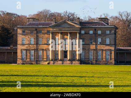 Attingham Hall, part of the Attingham Estate near Shrewsbury, Shropshire. Stock Photo