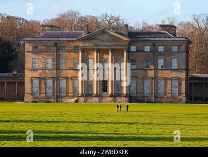 Attingham Hall, part of the Attingham Estate near Shrewsbury, Shropshire. Stock Photo