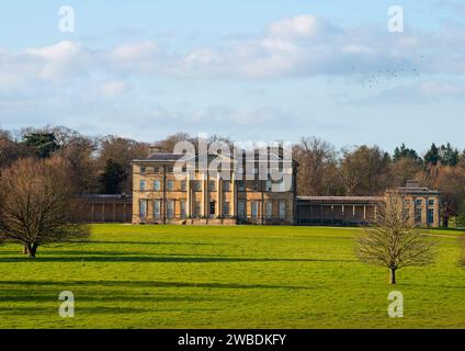 Attingham Hall, part of the Attingham Estate near Shrewsbury, Shropshire. Stock Photo