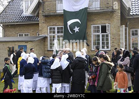 COPENHAGEN /DENMARK- Pakistani childres and people from Pakistani cummunity at Pakistan Day Celebration at Pakistan embassy         23 Marchi 2014  (Photo by Francis  Dean/Deanpictures) Stock Photo