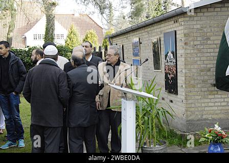 COPENHAGEN /DENMARK- Pakistani childres and people from Pakistani cummunity at Pakistan Day Celebration at Pakistan embassy 23 Marchi 2014 Stock Photo