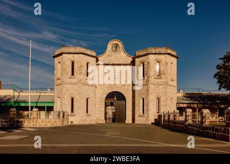 The main gate of Fremantle prison in Australia Stock Photo