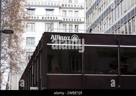 Lyon, France - January 30, 2022: Modern office buildings and residentials in the Part-Dieu district of Lyon, France. Stock Photo