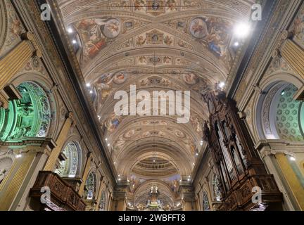 Santa Maria della fonte basilic in Caravaggio sanctuary, Bergamo, Lombardy, Italy Stock Photo