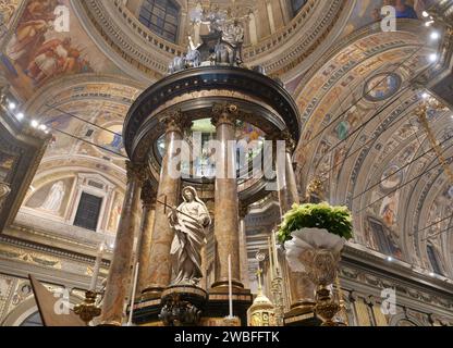 Santa Maria della fonte basilic in Caravaggio sanctuary, Bergamo, Lombardy, Italy Stock Photo