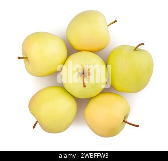 apple path isolated on white Stock Photo
