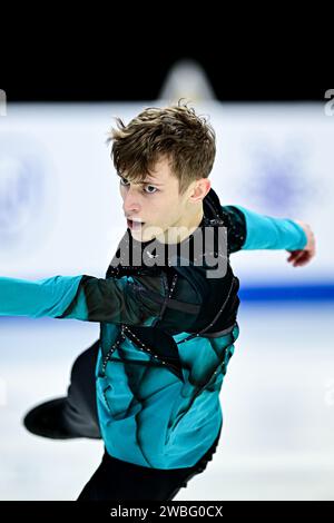 Mihhail SELEVKO (EST), during Men Free Skating, at the ISU European