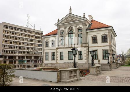 Warsaw, Poland. The Fryderyk Chopin Museum in the former Ostrogski Palace, a baroque castle in the old town Stock Photo