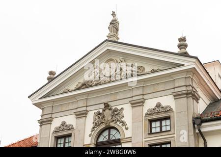 Warsaw, Poland. The Fryderyk Chopin Museum in the former Ostrogski Palace, a baroque castle in the old town Stock Photo