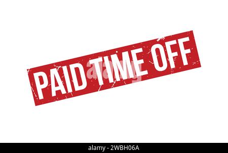 Paid Time Off Stamp. Paid Time Off Rubber grunge Stamp Seal Stock Vector