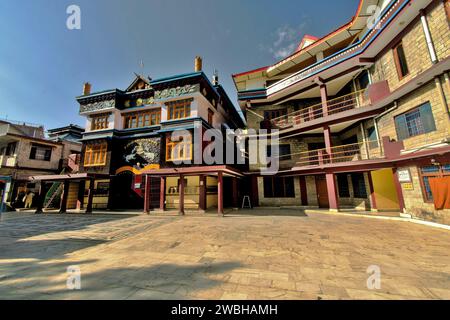 Nyingmapa Gompa Buddhist Monastery, Rewalsar, Nagar, Mandi, Himachal Pradesh, India, Asia Stock Photo