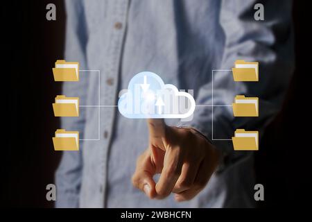 document management organizing organizational information document visualization record management Efficient online document file information software Stock Photo