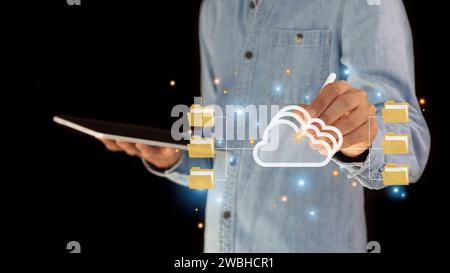 document management organizing organizational information document visualization record management Efficient online document file information software Stock Photo
