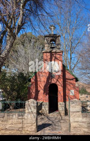 Reenen, South Africa, July 23, 2017, editorial , Llandaff Oratory ,The Little Church Van Reenen, is an oratory in Van Reenen, KwaZulu-Natal, South Afr Stock Photo