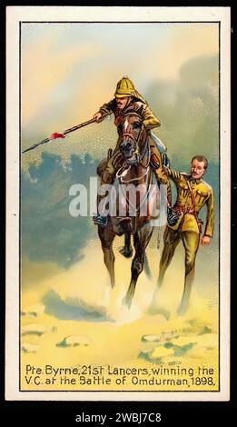 Private Byrne VC - Vintage Cigarette Card Illustration Stock Photo - Alamy