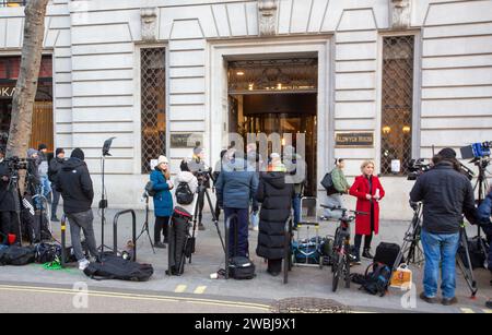 London, England, UK. 11th Jan, 2024. Venue of the Post Office Public Inquiry in central London. (Credit Image: © Tayfun Salci/ZUMA Press Wire) EDITORIAL USAGE ONLY! Not for Commercial USAGE! Stock Photo