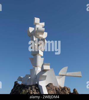 Monumento al Campesino. The 15 meter high monument by César Manrique is located in center of the island.Lanzarote Stock Photo