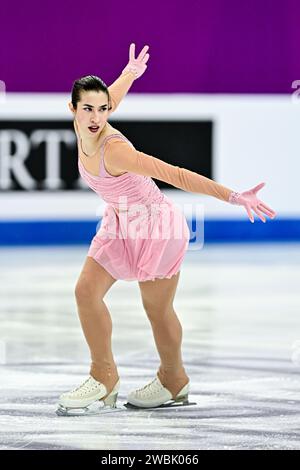 Ana Sofia BESCHEA (ROU), during Women Short Program, at the ISU