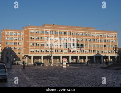 TURIN, ITALY - CIRCA FEBRUARY 2023: Public Works Palace Translation Public Works Palace Stock Photo