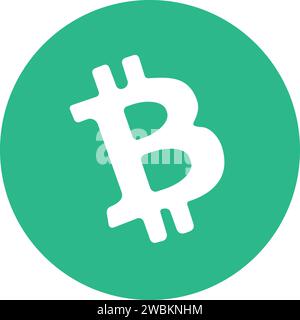 Bitcoin cash Cryptocurrency logo vector icon. . Crypto currency coin money symbols. Stock Vector