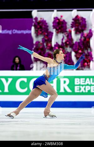 Lorine Schild (fra), During Women Short Program, At The Isu European 