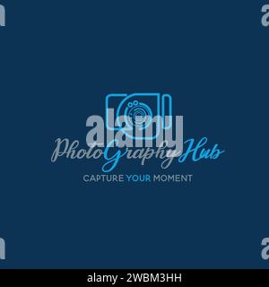 Photography business logo Stock Vector